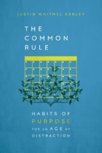 A blue book cover with a picture of a yellow calendar intermingled with the tree of life signifying The Common Rule changing habits.