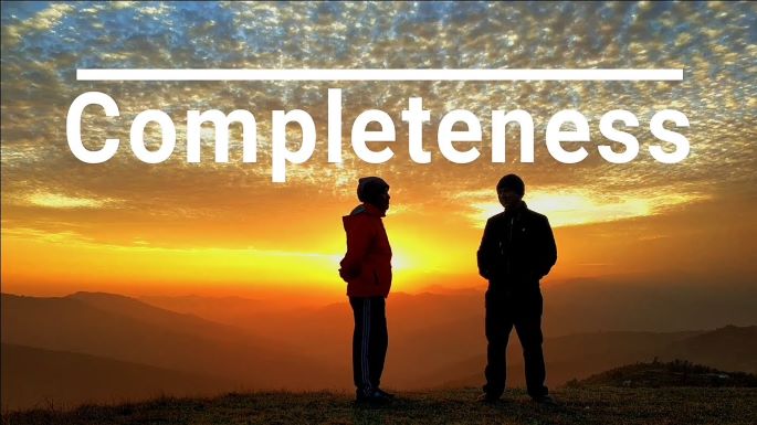 Completeness Is When Shalom Fixes Broken Pieces