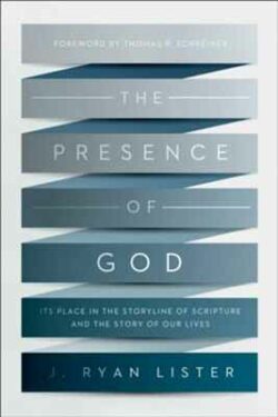 A light gray and dark gray book cover stating The Presence of God.
