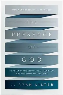 A light gray and dark gray book cover stating The Presence of God.