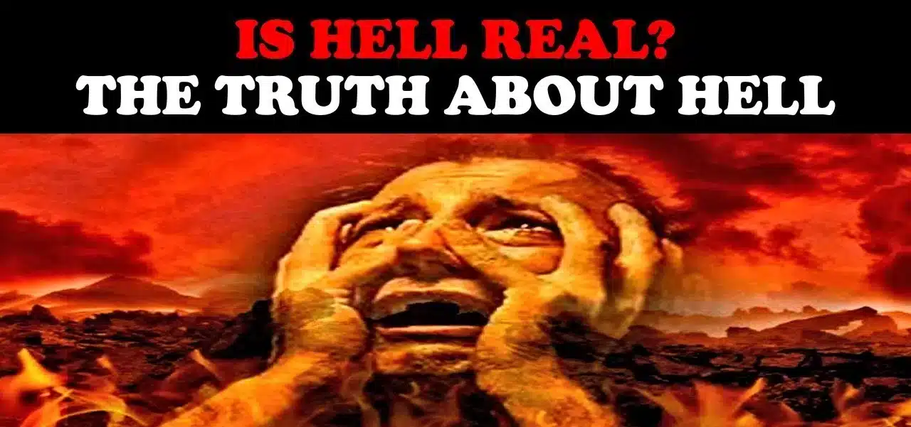 A horrible image of a soul in hell suffering signifying, Is Hell Real, The Truth About Hell.