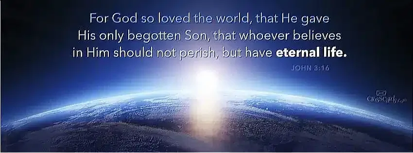 "Image depicting the Bible verse John 3:16 with the text 'For God so loved the world, that He gave His only begotten Son, that whoever believes in Him should not perish, but have eternal life' overlaid on a view of Earth from space, highlighting a spiritual and global theme."
