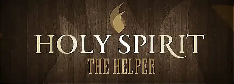 Feel the comforting presence of the Holy Spirit, your helper.