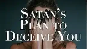 Woman covering her face, struggling with the temptations lust of the flesh signifying she must choose integrity over pleasure.